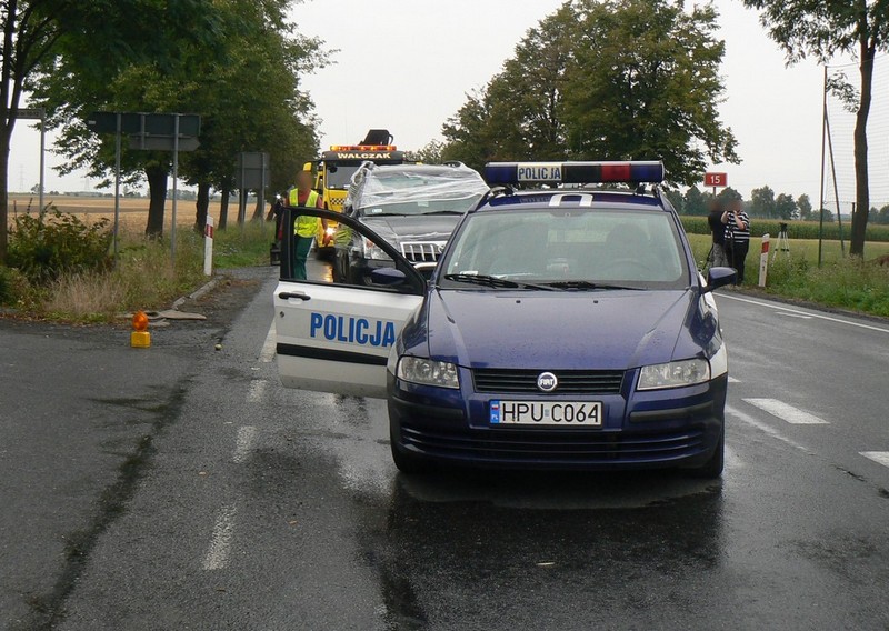 strzelanina na drodze wałków (2) - Policja/Jarocin