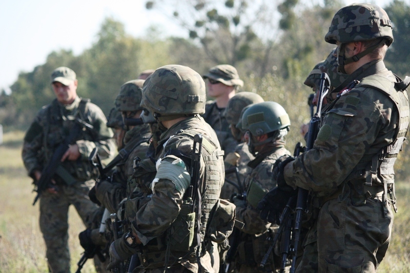 wojsko poligon  - chorąży Marcin Szubert