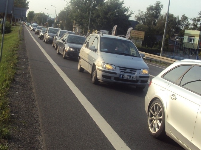 ul. Obornicka, wylotówka, korek - Michał Jędrkowiak