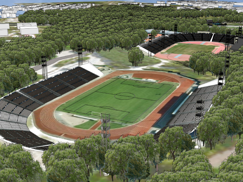 wizualizacje zagospodarowania golęcina stadion (1) - thinking architects - Jakub Gwizdała 2014