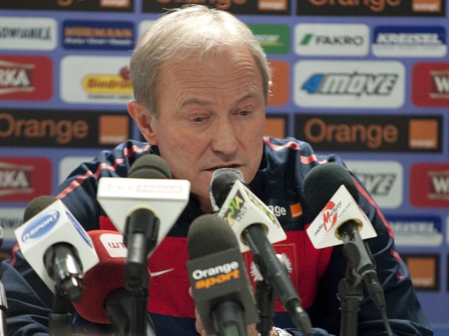 Konferencja prasowa kadry narodowej - Franciszek Smuda - Przemek Modliński