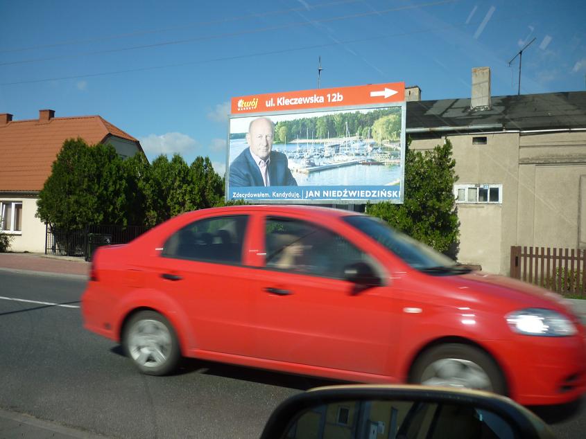 nielegalny bilbord Konin 2 - Iwona Krzyżak
