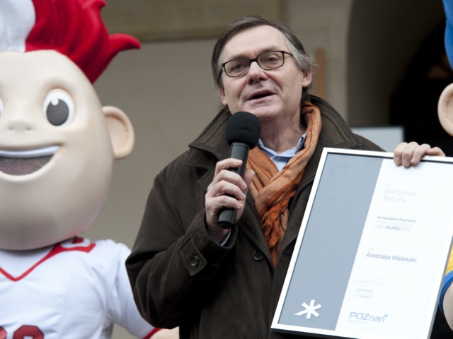 Andrzej Maleszka ambasadorem Euro 2012 - Przemek Modliński
