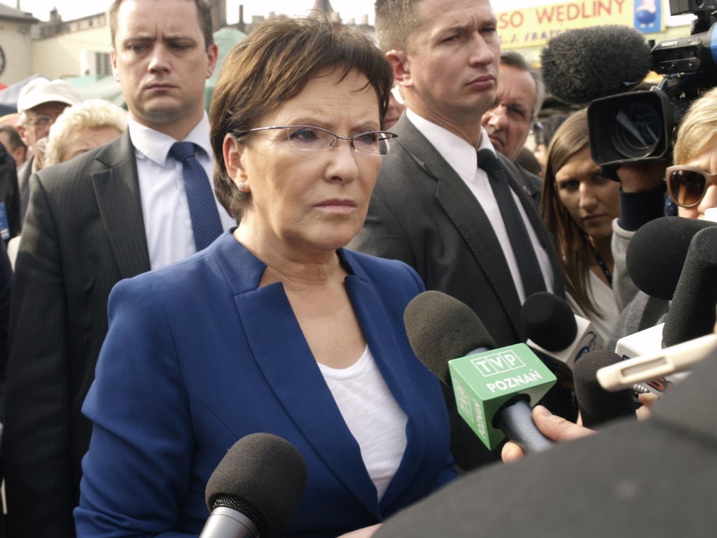 Ewa Kopacz w Ostrowie cd - Jarosław Wardawy