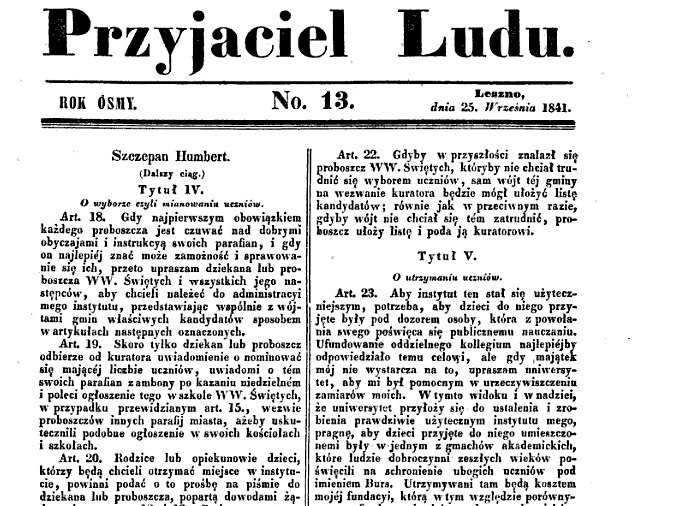 przyjaciel ludu inna