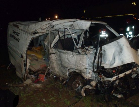 wypadek nocny marianowo - Policja/Poznań