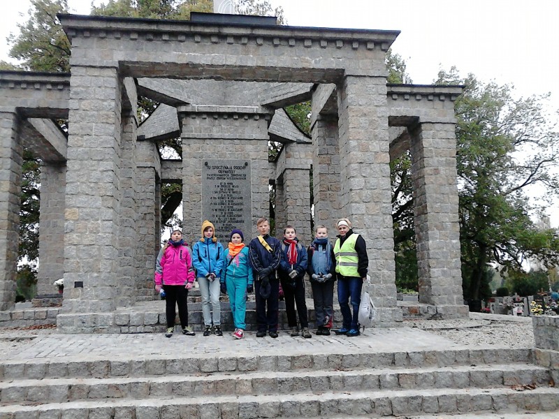 Uczniowie ze SP w Starych Oborzyskach