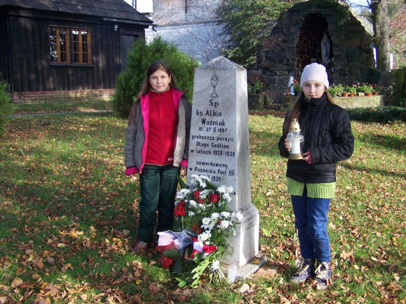 Uczniowie SP w Długiej Goślinie