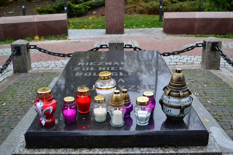 Na Skwerze Kombatantów w Kwidzynie