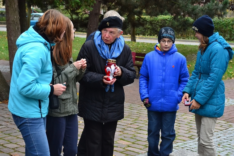 Na Skwerze Kombatantów w Kwidzynie
