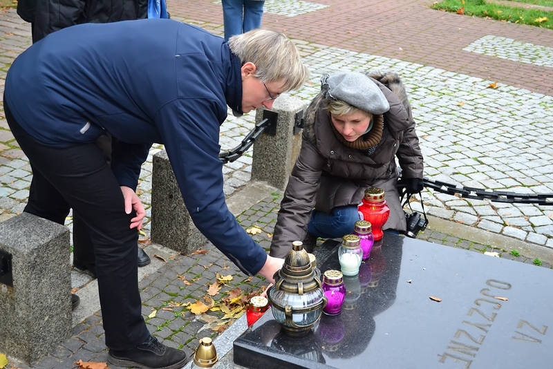 Na Skwerze Kombatantów w Kwidzynie