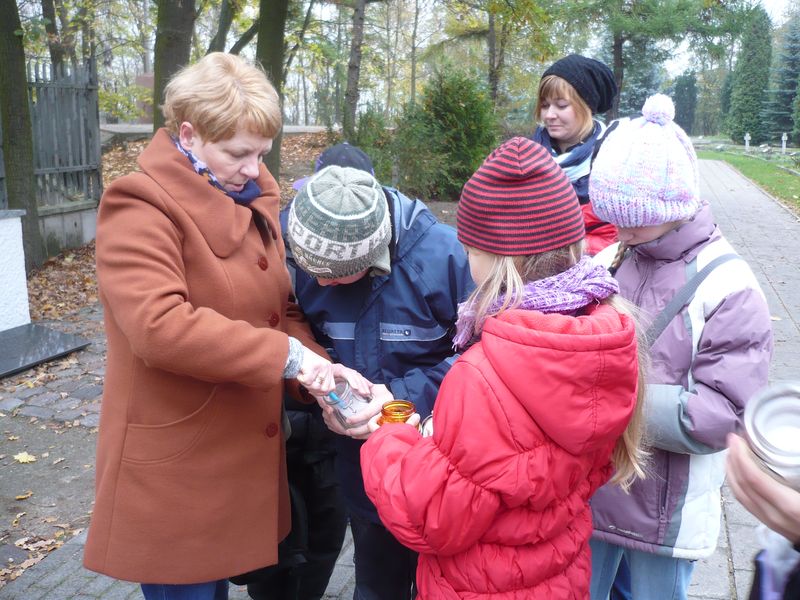Uczniowie klasy 4c z  Zespołu Szkół nr 19 w Bydgoszczy
