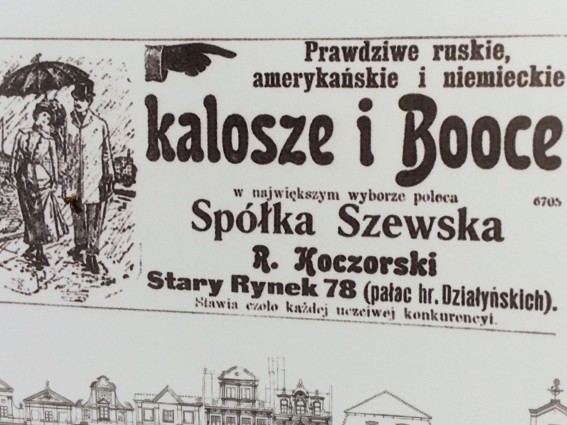 plakat wystawa kupcy - zdj. z wystawy