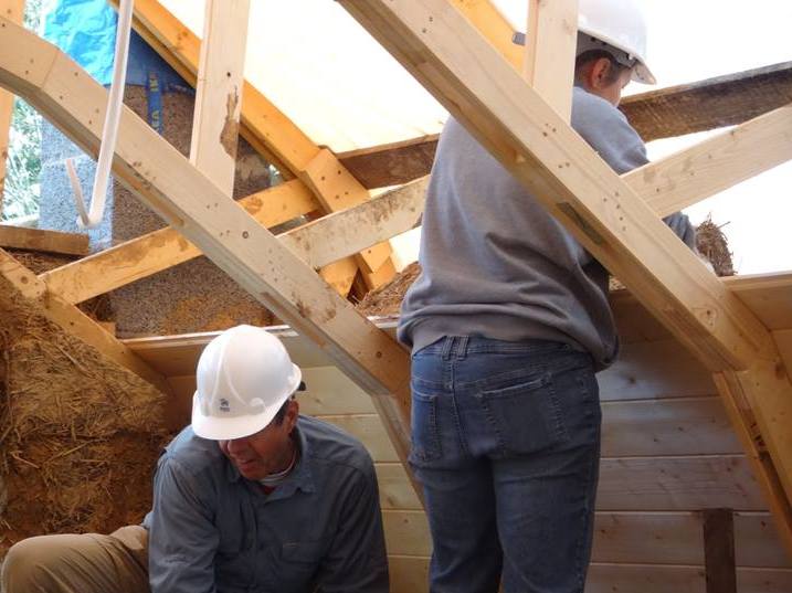 dom ekologiczny w budowie - Habitat for Humanity