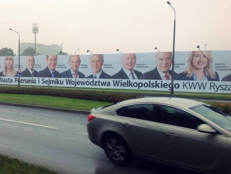 banner reklamowy komitetu grobelnego - Ulepsz Poznań
