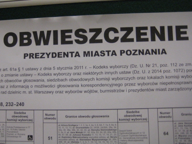 Komisja wyborcza, urny, wybory 2014 - Jacek Butlewski