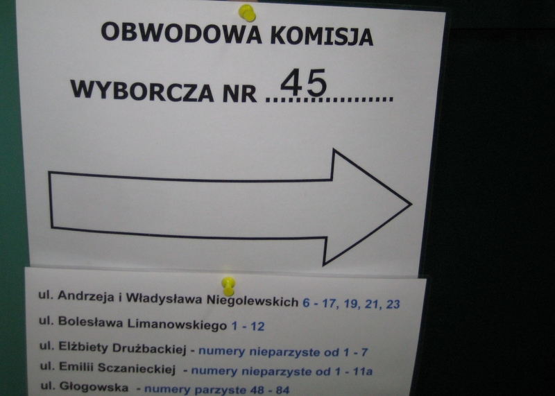 Komisja wyborcza, urny, wybory 2014 - Jacek Butlewski