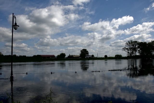 Powódź Warta wylała w Śremie - Adrian Domański