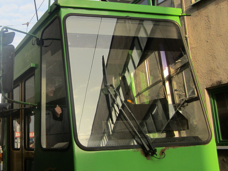 tramwaj, zajezdnia - Magda Konieczna