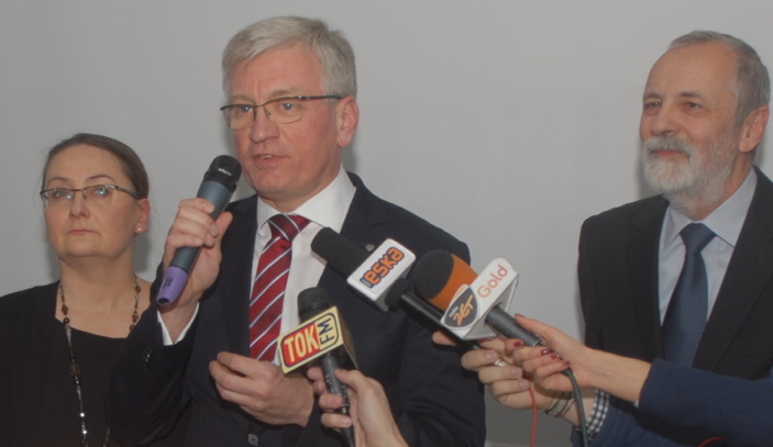 Jacek Jaśkowiak w sztabie - Wojciech Wardejn