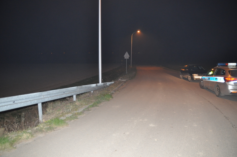 kradziez barier drogowych - Policja/Poznań