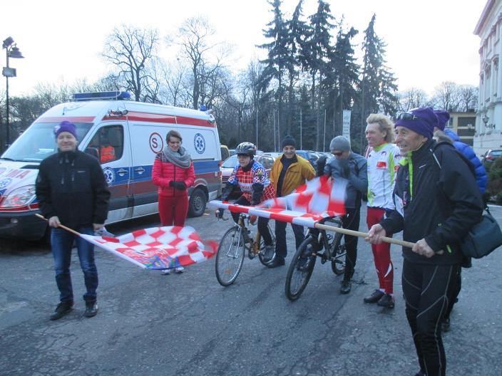 sztafeta cyklistów - Danuta Synkiewicz