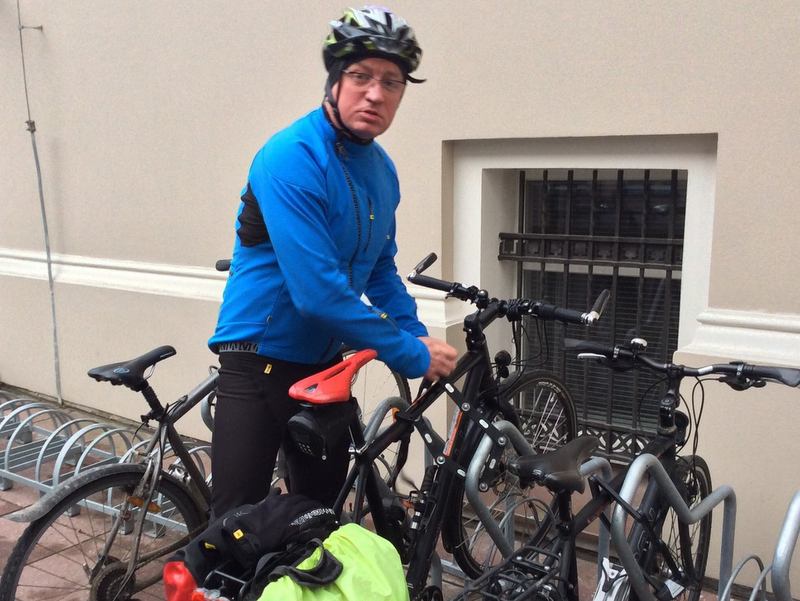 jacek jaskowiak na rowerze u nas - Wojciech Biedak