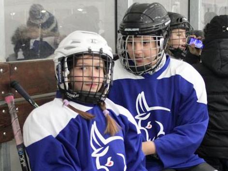 dziewczynki hokeistki - PTH Koziołki