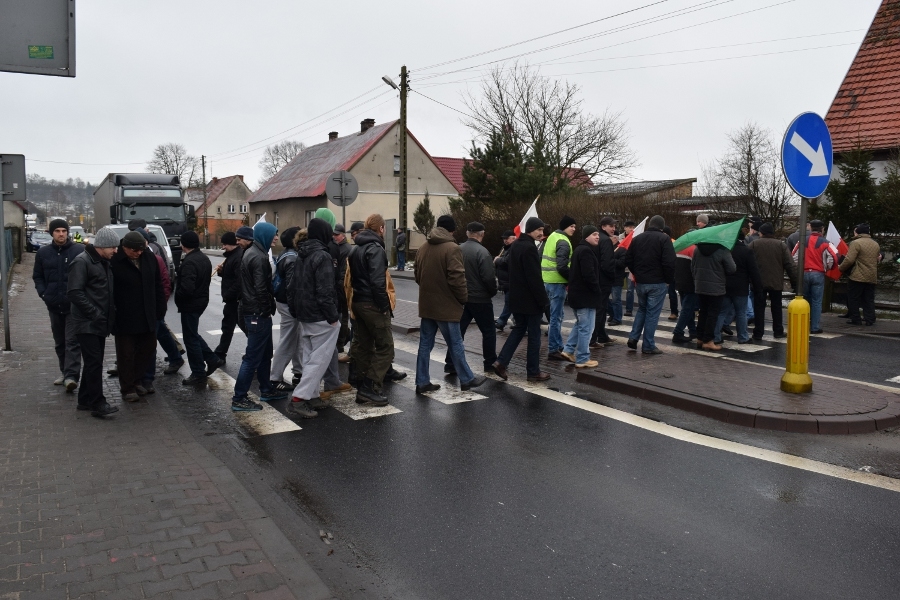 blokada-ujscie2 - Marcin Maziarz