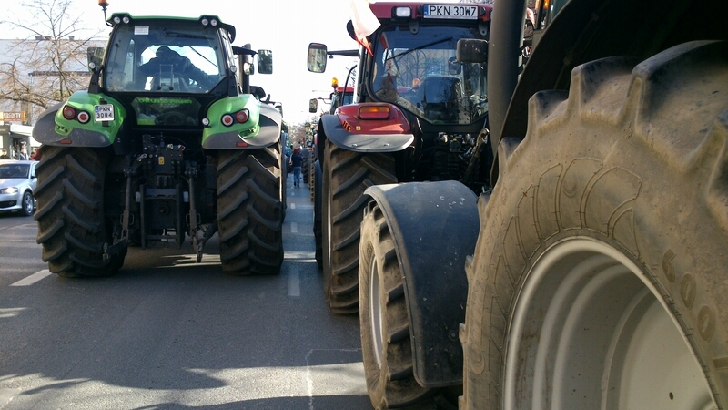 konin ciągniki protest rolnikow5 - Emilia Chudzińska