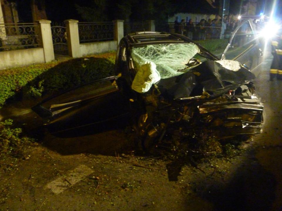 wypadek w murowanej goslinie rogozinska - Straż Pożarna/Poznań