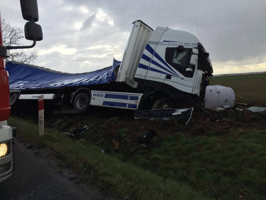 koscian wypadek zderzenie (3) - Straż Pożarna Kościan