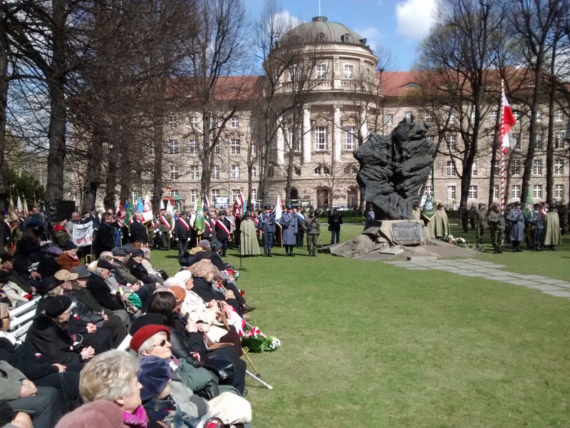 uroczystości katyńskie 2015 - Wojciech Chmielewski