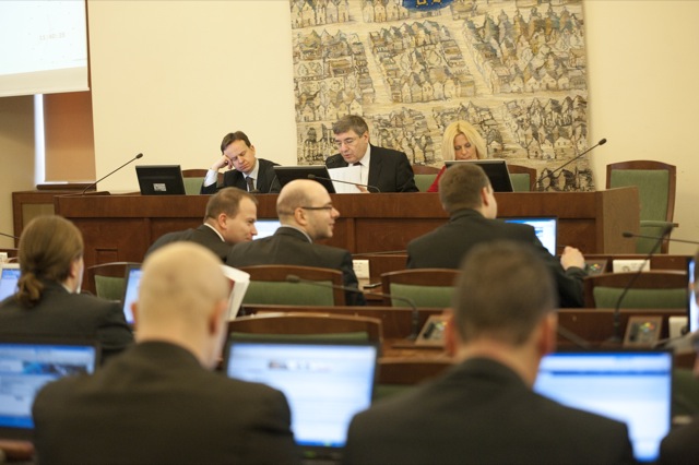 Sesja Rady Miasta - radni - Przemek Modliński - Radio Merkury