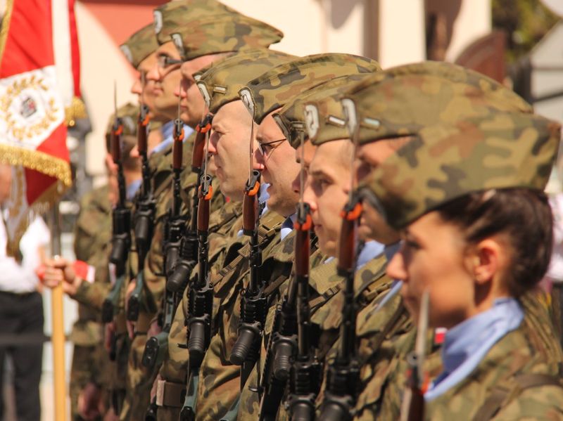 parada 3 maja cd (23) wojsko, żołnierze - Grzegorz Maciejewski