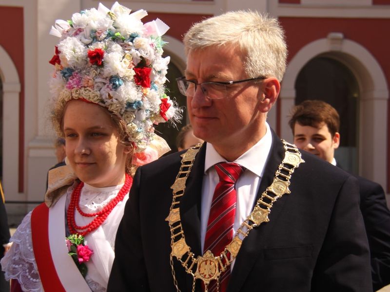 Jacek Jaśkowiak z bamberką - Grzegorz Maciejewski