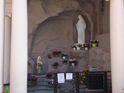 odtworzona figura z kościoła - Parafia pw. Św. Marcina