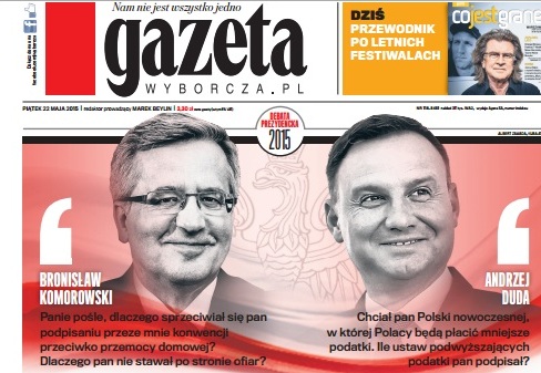 wyborcza okładka - Gazeta Wyborcza