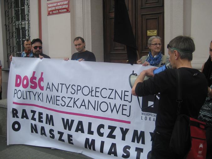 pikieta lokatorska - Jacek Butlewski 