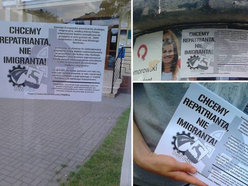 chcemy repatrianta - Młodzież Wszechpolska Piła