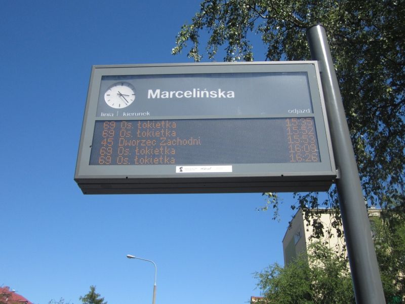 marcelinska tablica rozkład jazdy - Radio Merkury