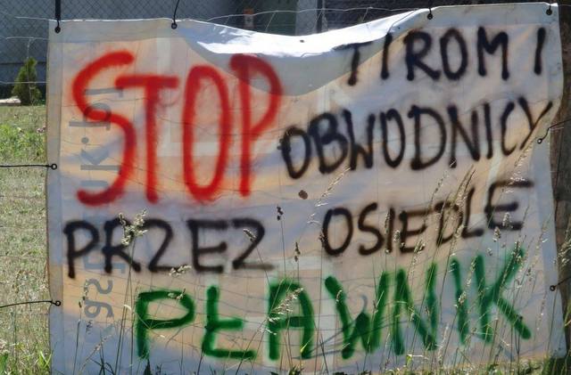 stop obwodnicy pławnik - Zielony Pławnik