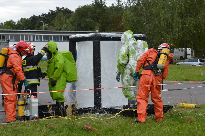 straż pożarna akcja chemiczna - PSP Gryfino