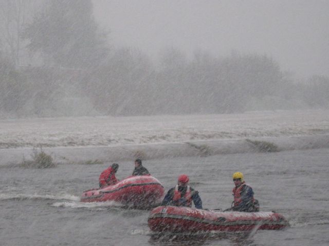 Ćwiczenia strażackie - rzeka - Radio Merkury