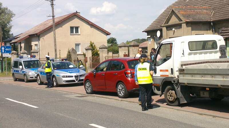 akcja gimnazjalistow na drodze - Emilia Chudzińska