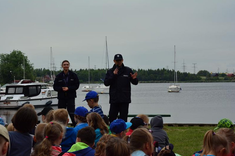 przed wakacjami szkolenie dzieci - Policja Konin