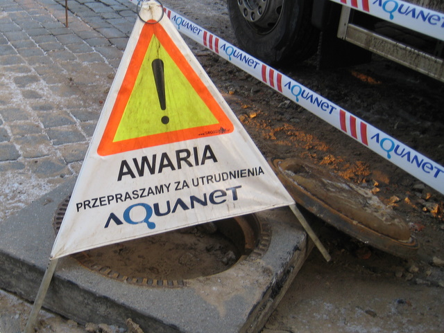 Awaria wodociągowa, Aquanet - Anna Skoczek