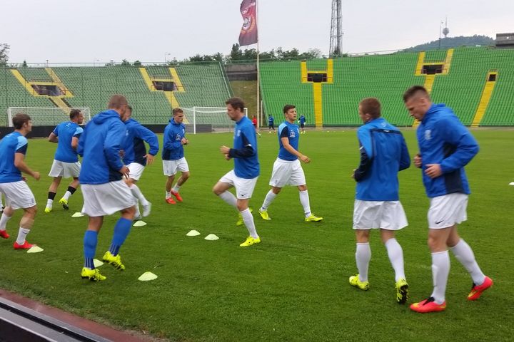 trening sarajewo - Grzegorz Hałasik