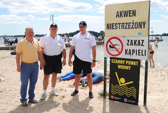 czarny punkt wodny 1 - Policja Gniezno