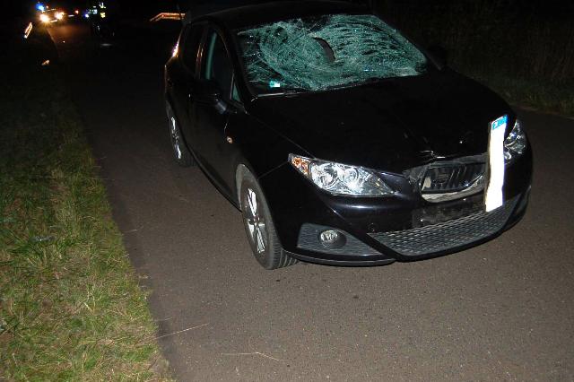 nocny wypadek ponętów - Policja Koło